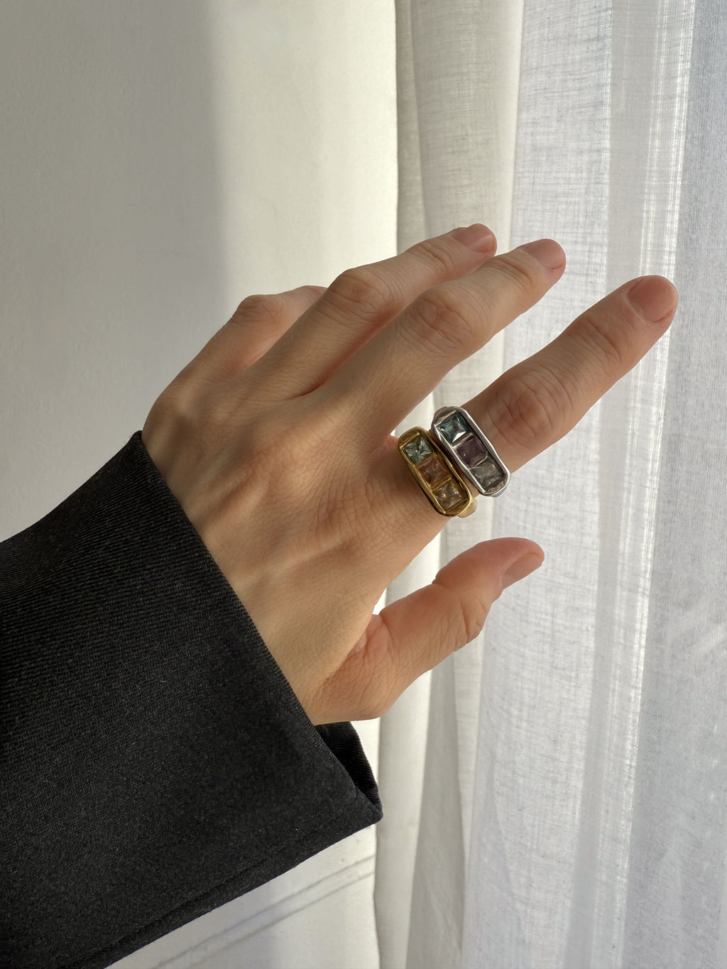 Anillo Isabella Dorado