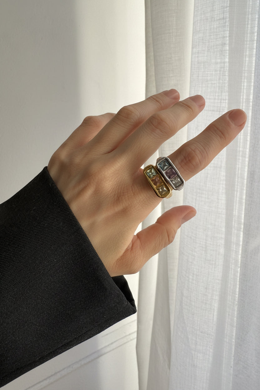 Anillo Isabella Dorado