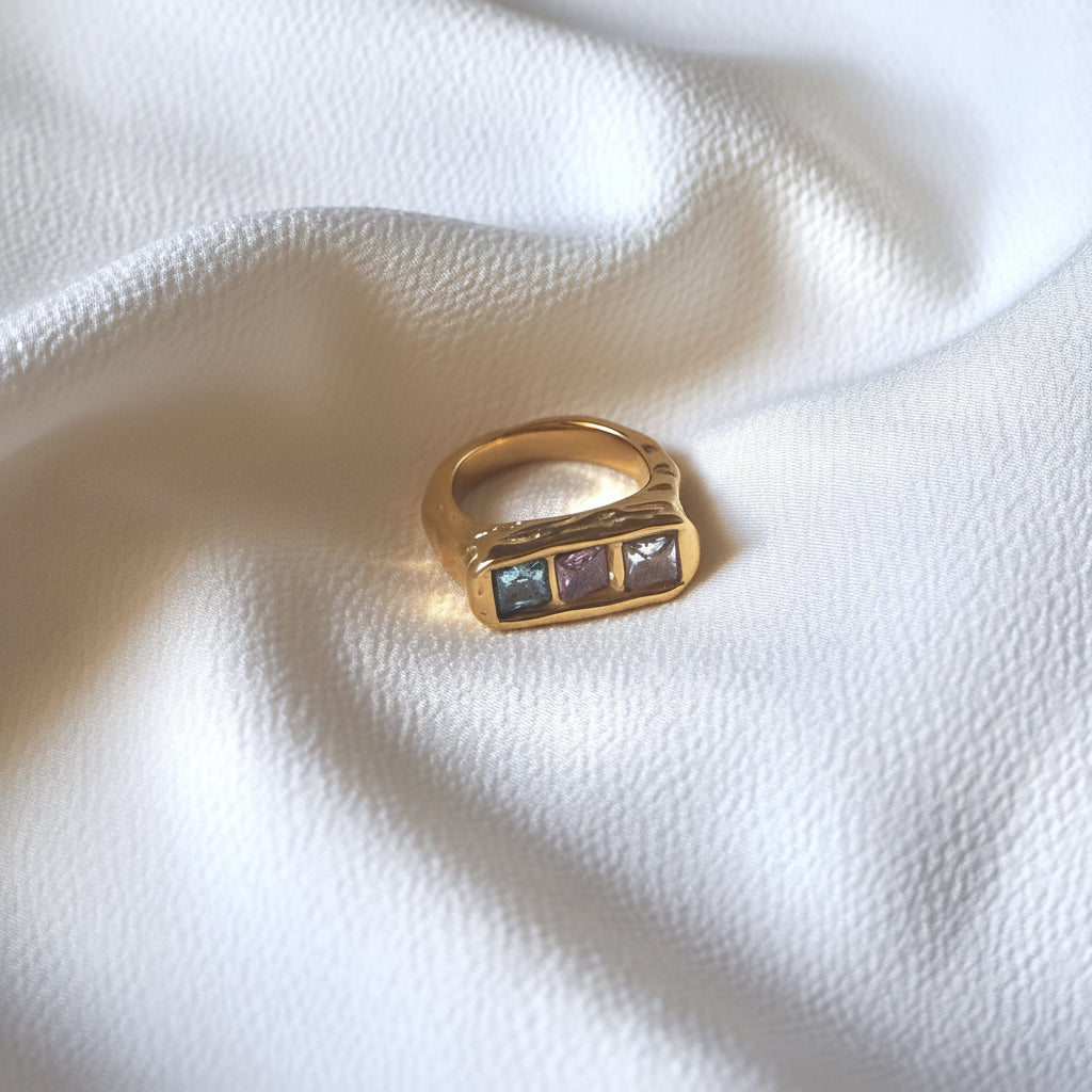 Anillo Isabella Dorado