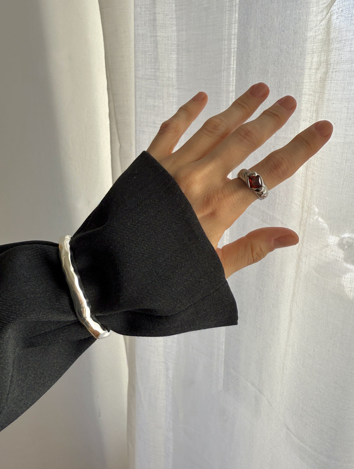 Brazalete Ginebra Plateado