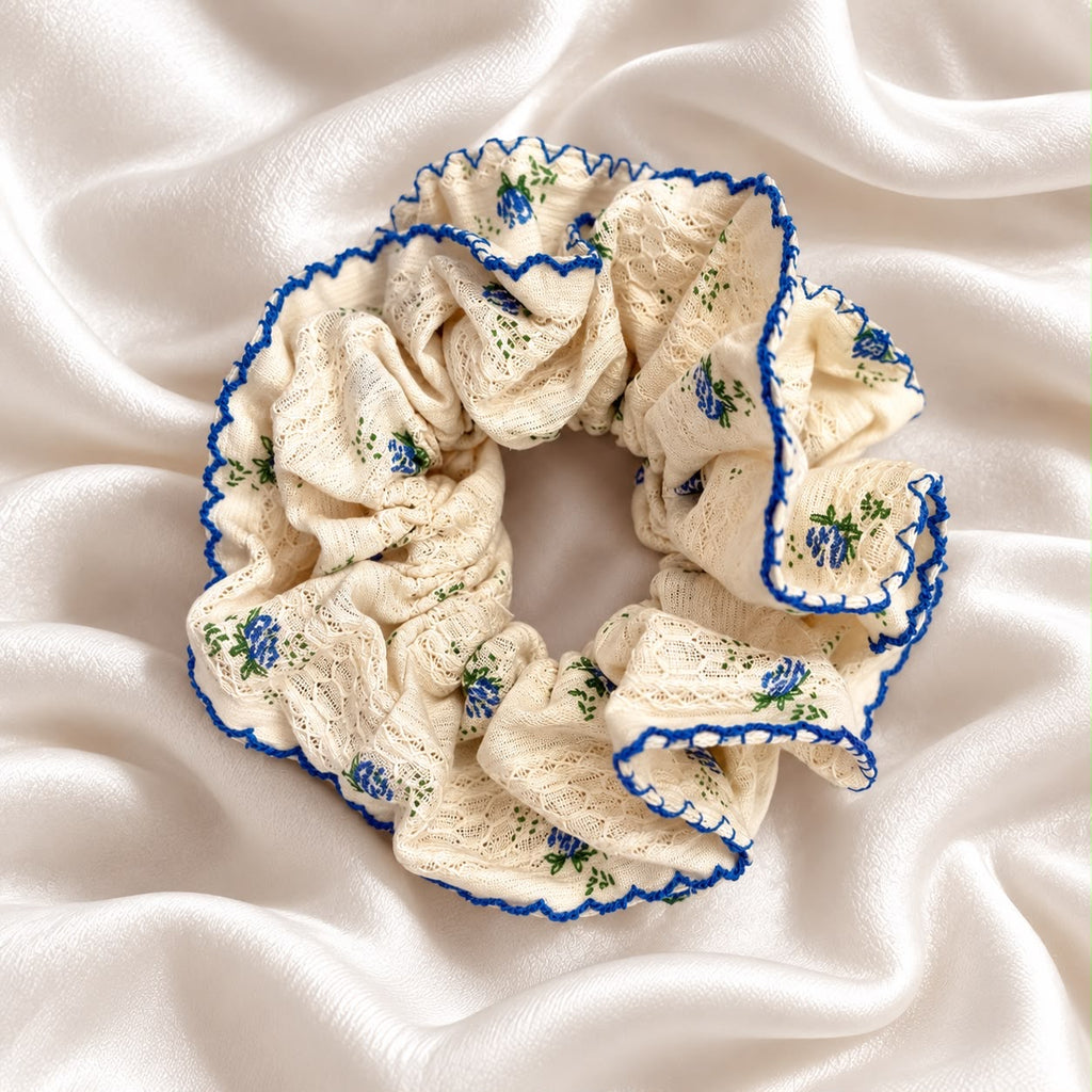 Coletero Beige y Azul