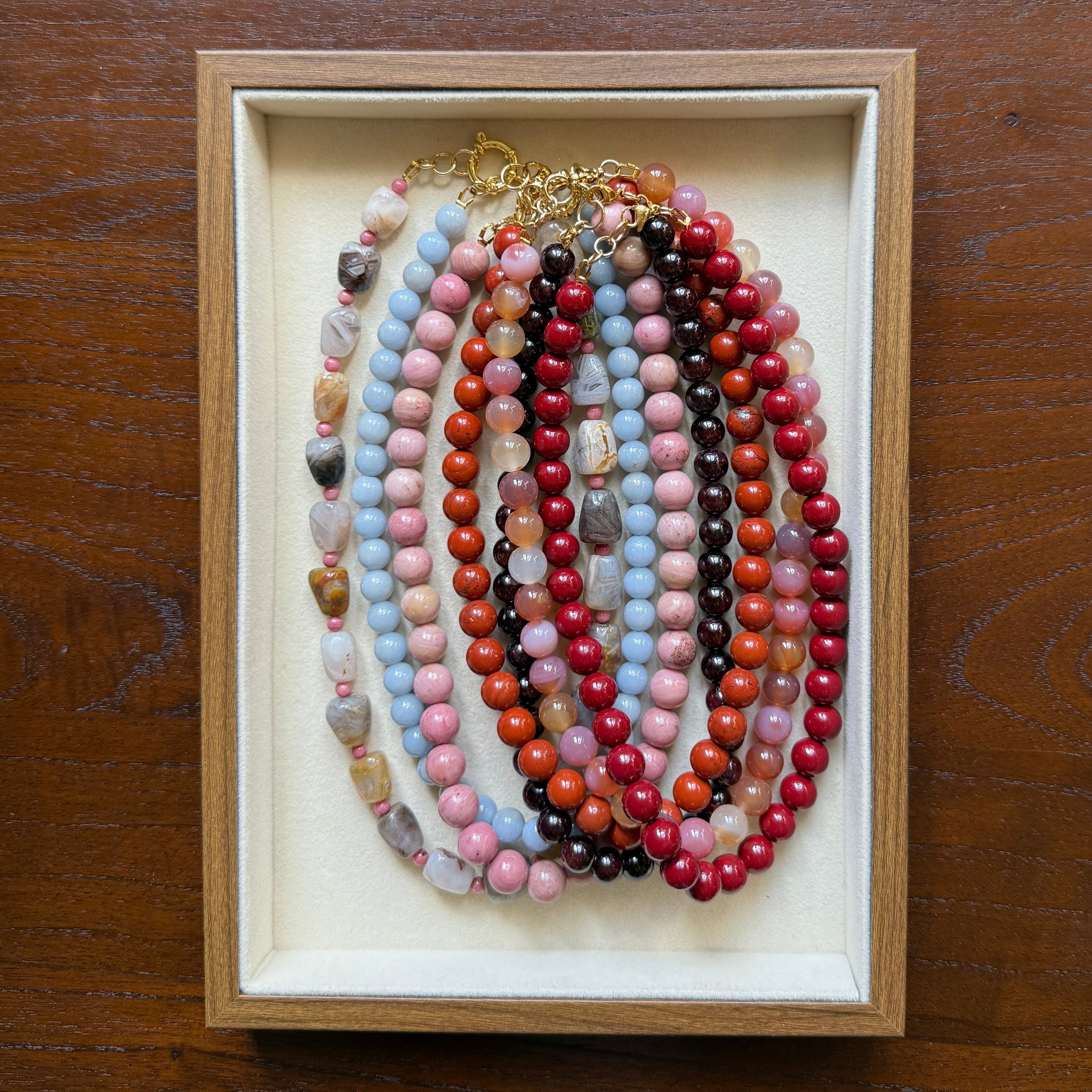Collar Jaspe Rojo