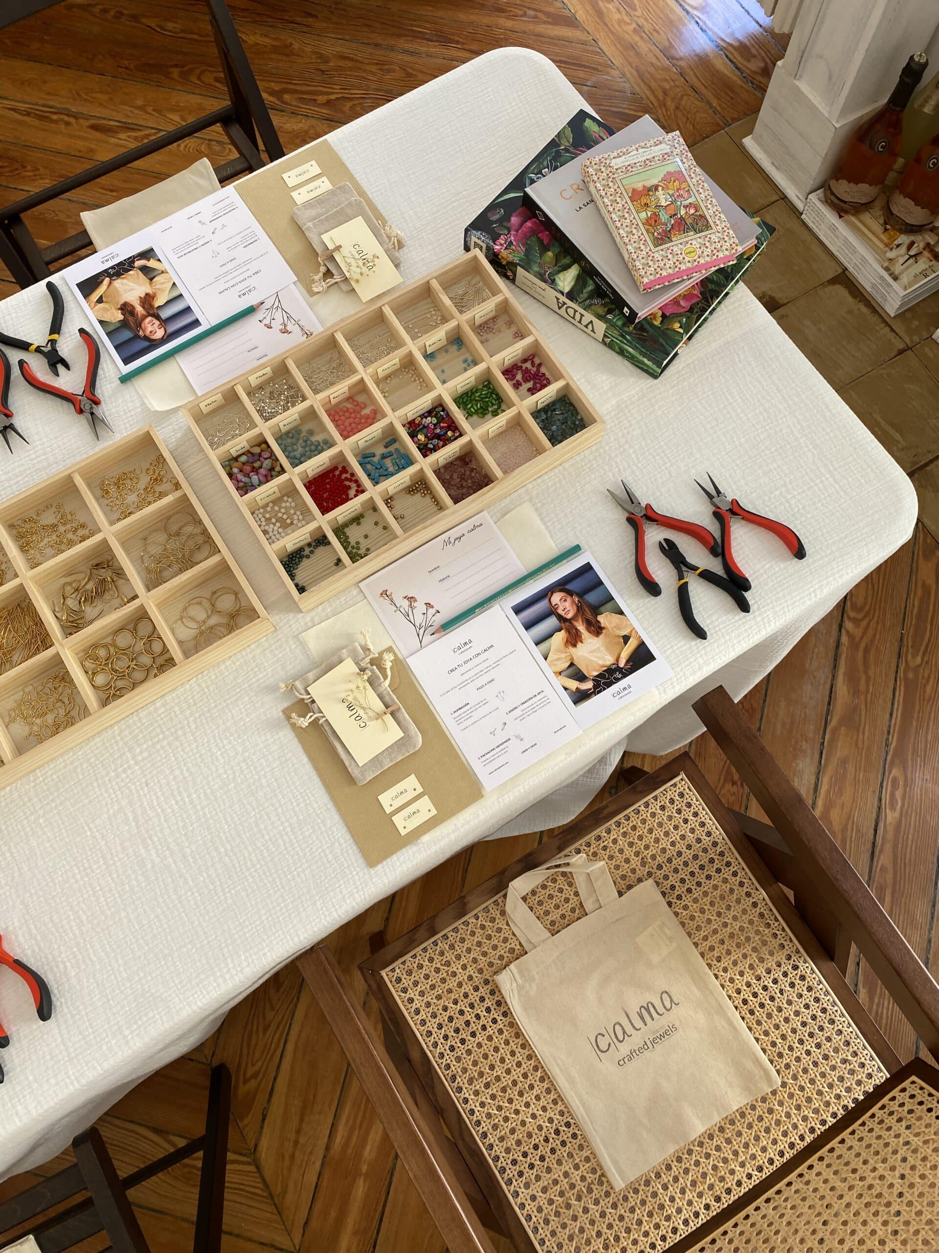 Talleres de joyas para despedidas, cumpleaños, eventos