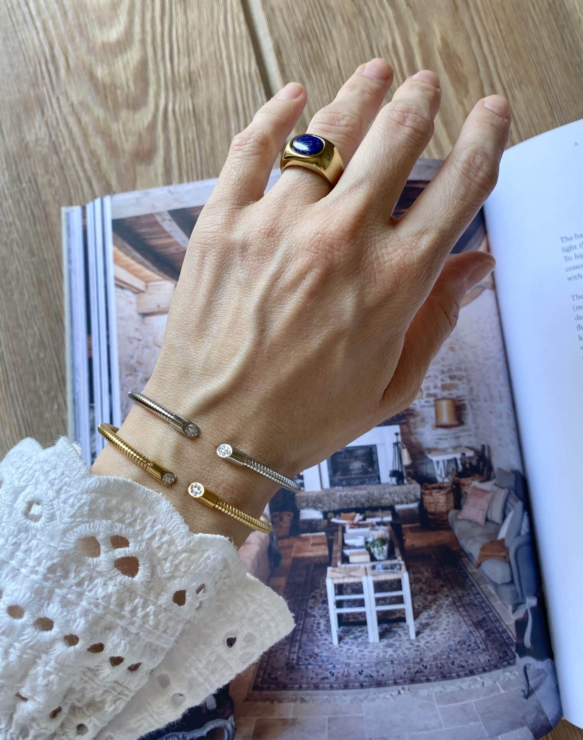 Pulsera Emilie Plateada