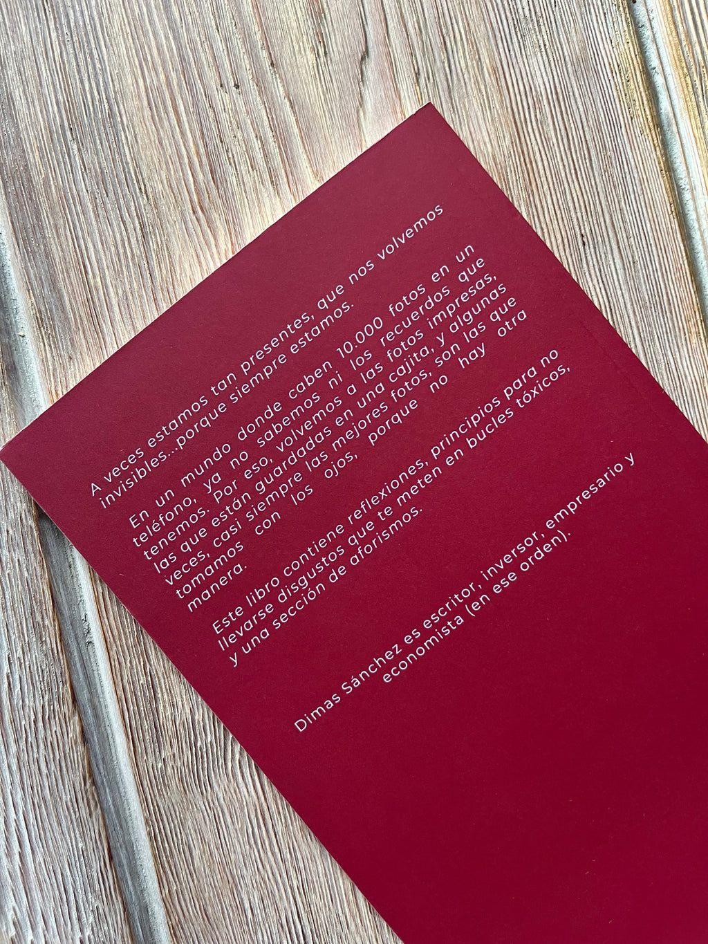 Libro "SI LOS OJOS TOMARAN FOTOS", Dimas Sánchez