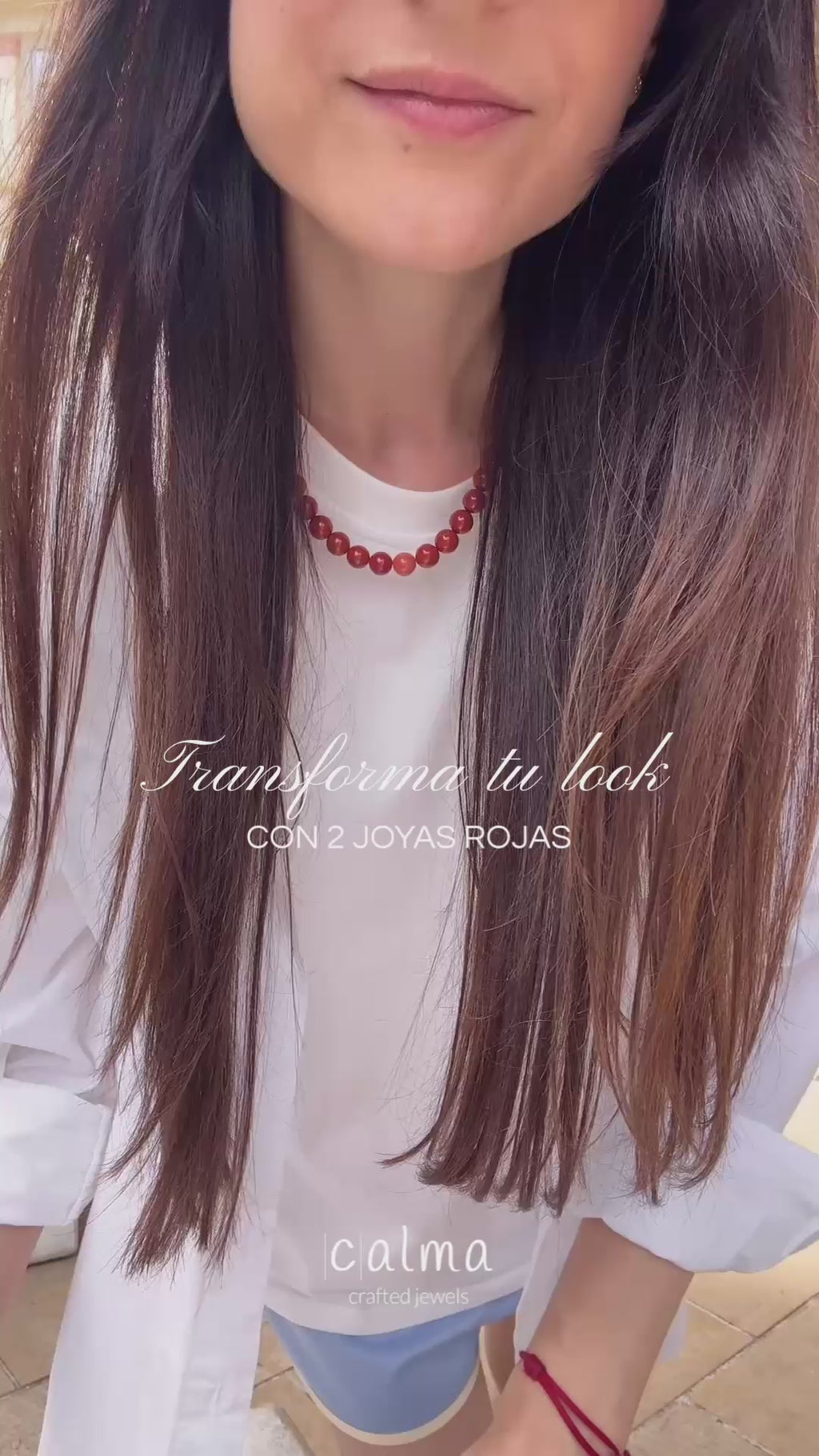 Collar Jaspe Rojo