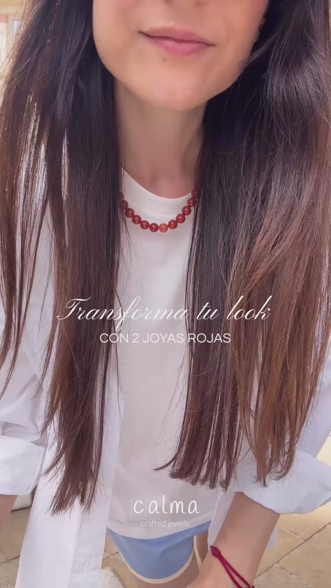 Collar Jaspe Rojo